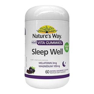 Nature's Way澳洲澳萃维南非醉茄睡眠软糖助眠sleepwell深眠