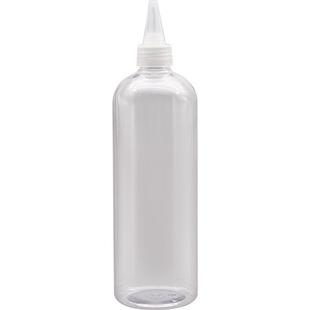 300ml400ml500ml尖嘴盖瓶 奶嘴瓶 挤压瓶塑料PET瓶乳液纯露分装瓶