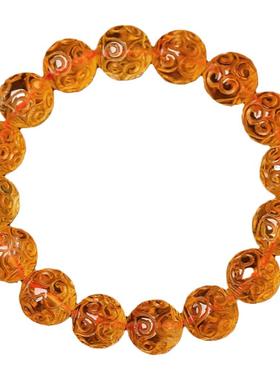 臻唯珍藏系天然巴西回纹珠手链