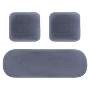 冬季汽车座垫羊毛仿兔毛绒保暖三件套无靠背通用短毛垫加厚轻奢