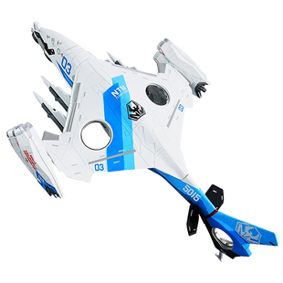 寒光垂直起降通用作战平台合金1:48空天战机航展同款飞机模型摆件