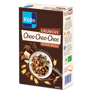 Kolln康陇麦巧克力烘焙营养早餐谷物燕麦片零食德国进口欧洲风味
