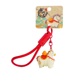马年吉祥物唐风小马挂件2026一马平川车钥匙扣新年氛围背包挂饰