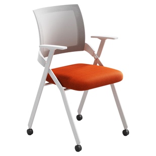 折叠培训椅带写字板会议椅培训学校桌椅一体开会椅带桌板培训班椅