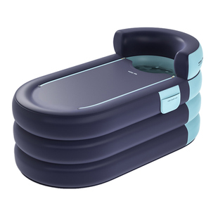 泡澡桶大人充气浴缸家用折叠加厚全身坐浴盆成人洗澡桶汗蒸浴桶