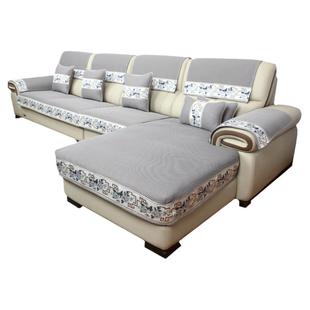 真皮沙发垫防滑坐垫四季通用2025新款三座一贵妃冬季轻奢沙发套罩