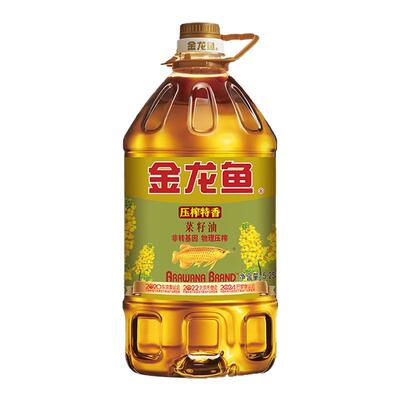 金龙鱼非转基因压榨菜籽油5.25L