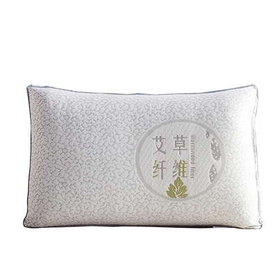 夏季艾草抗菌抑菌舒睡枕可机水洗
