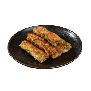 壹点心加藤利广式茶楼鸡丝腐皮卷鲜腐竹豆皮点心微波商用半成品