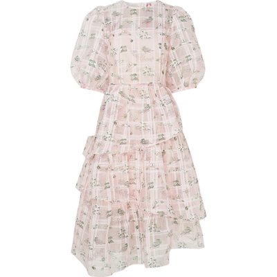 【折扣】SHRIMPS 女层接式欧亘纱连衣裙礼服裙