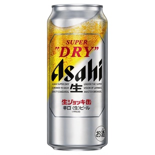 【26年3月产】日本进口Asahi朝日全开盖超爽啤酒485ml发泡生啤酒