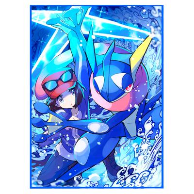 宝可梦官方卡套甲贺忍蛙闪光牌套