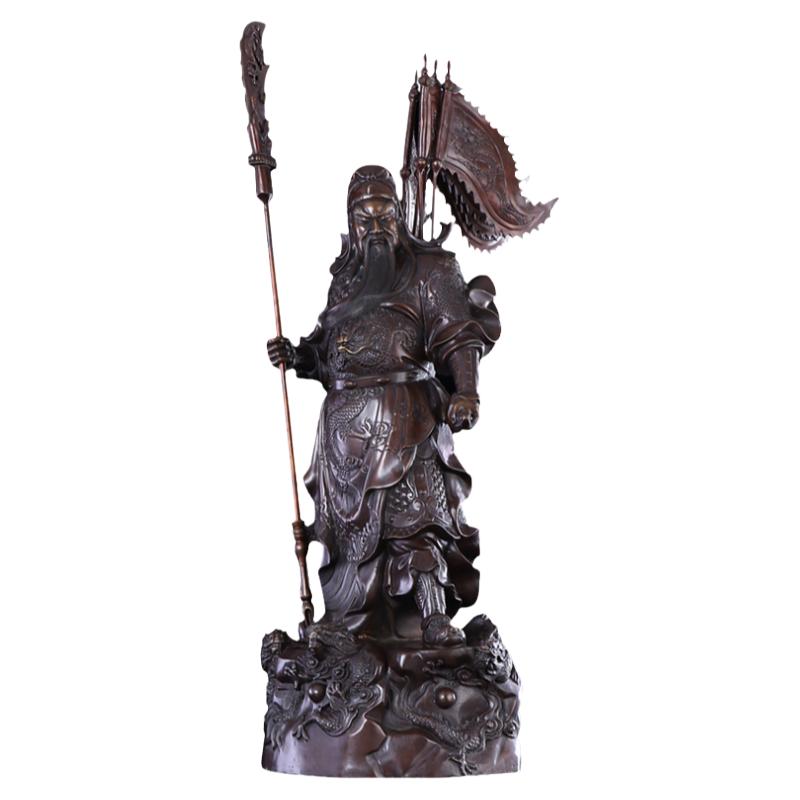 供奉九龙关公武财神爷关圣帝君像