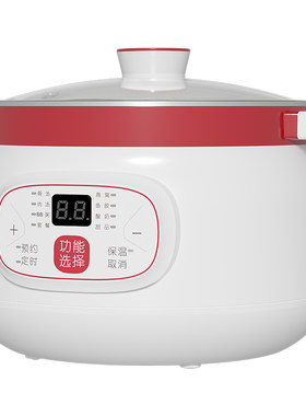 天际不锈钢隔水炖陶瓷电炖锅