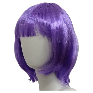 万用假发女全头套粉彩色BOBO学生短直发表演蘑菇头男扮女装波波头