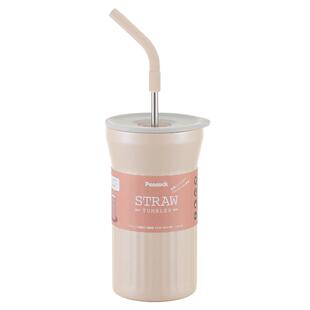 日本孔雀吸管保温杯女生不锈钢咖啡杯便携随行保冷杯子品牌水杯男