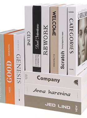 现代磁吸收纳仿真书高仿书籍摆件