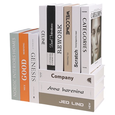 现代磁吸收纳仿真书高仿书籍摆件