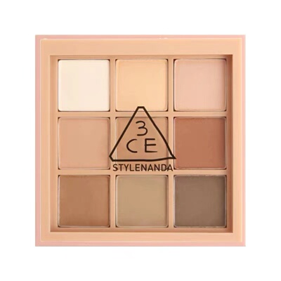 现货发3CE九宫格眼影盘overtake