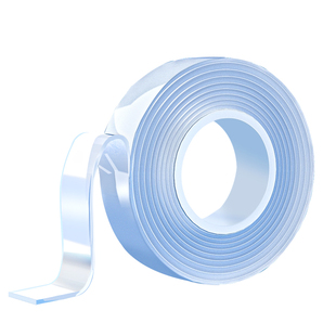 安戈洛纳米双面胶透明无痕贴魔力胶带不留痕防水耐高温高粘度强力固定墙面专用贴片超薄两面胶车用加厚胶布