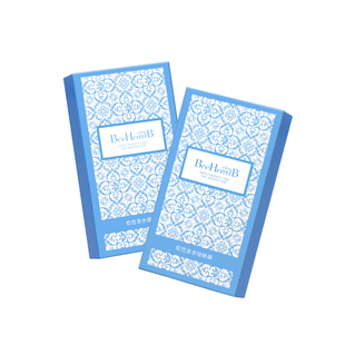 【自营】BeeHeartB月抛2片近视隐形眼镜38%低含水舒适透明蜜心妍