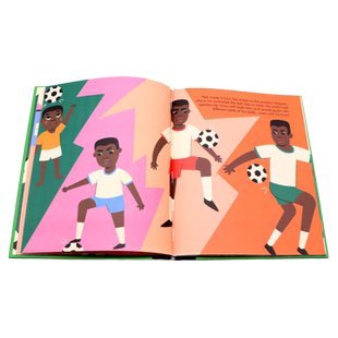 小人物大梦想系列 球王贝利 英文原版绘本Little People Big Dreams Pele 男孩篇 儿童英语启蒙励志故事读物名人传记 精装大开彩绘