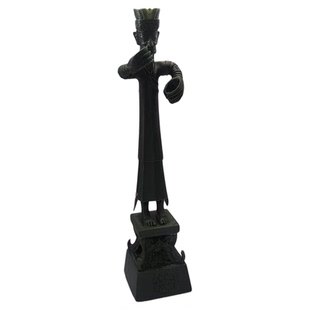 仿真四川三星堆青铜立人塑料模型摆件国学文化桌面艺术摆件