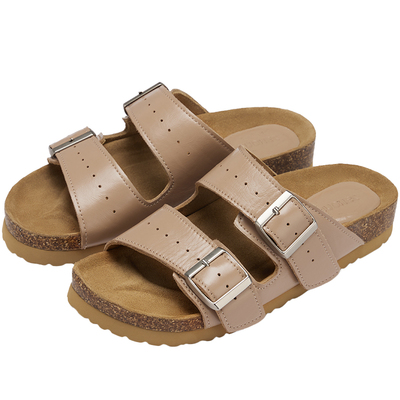 73hours厚底圆头一字拖鞋