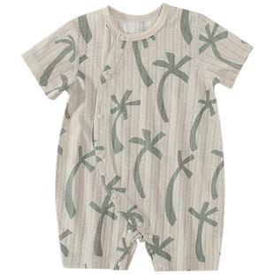 儿童睡衣夏季长袖薄款空调服宝宝家居服男童四季女童纯棉婴儿套装