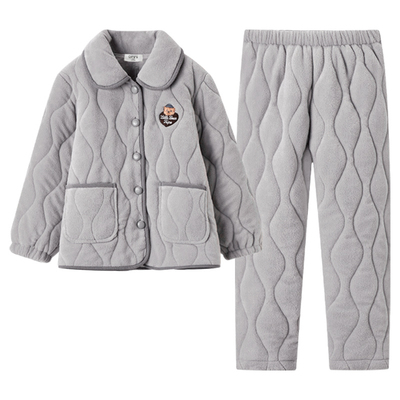 【强抗寒羊驼绒】男童家居服保暖