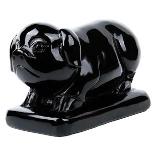 天然黑曜石十二生肖鼠牛虎兔龙蛇马羊猴鸡狗猪摆件