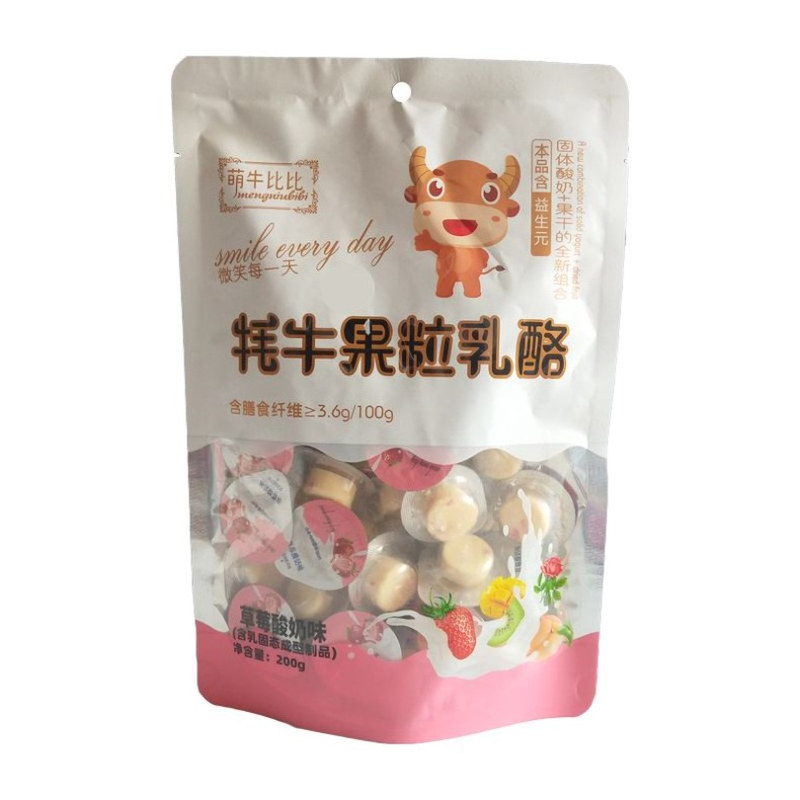 萌牛比比牦牛果粒乳酪固体奶酪块