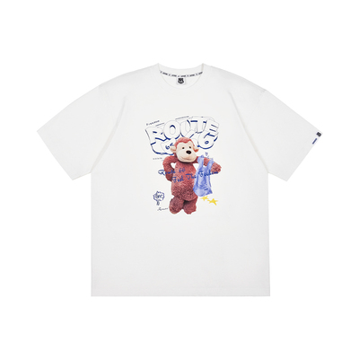 重磅T恤宽松美式潮牌男女同款