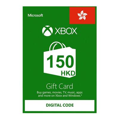 香港XboxLive禮品卡150HKD