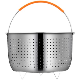 304不锈钢蒸饭器蒸饭篮家用高压锅蒸架电饭煲蒸米格炸降糖蒸饭