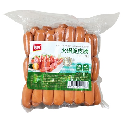 美好即食品猪肉脆皮肠火锅串串香