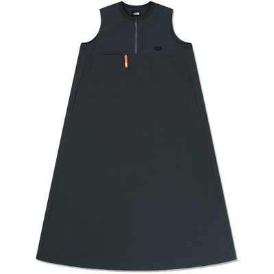 北面UE女防泼水休闲连衣裙背心裙