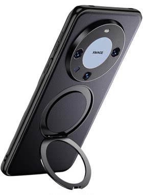 适用华为mate60系列真皮磁吸软壳