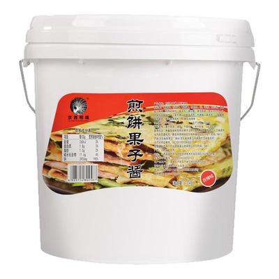 京西明珠煎饼果子酱专用酱山东杂粮煎饼酱卷饼酱料商用甜面酱桶装