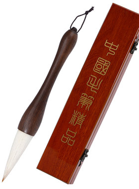 狼毫提斗大字对联毛笔抓笔斗笔