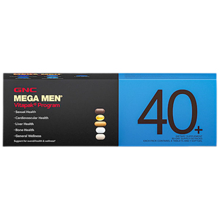 GNC男性40+每日营养包复合维生素矿物质片男士多种维矿充电包