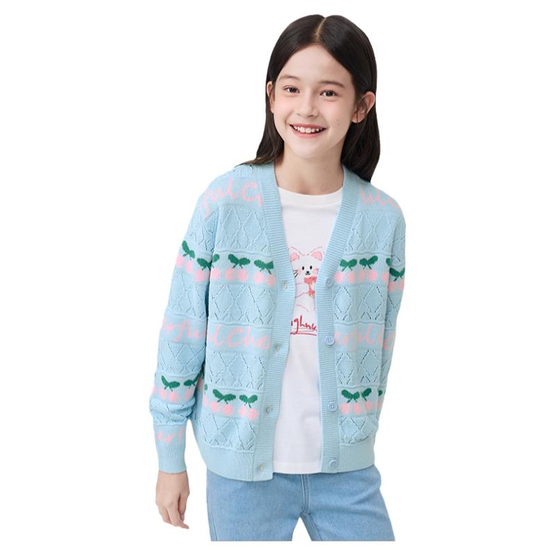 巴拉巴拉女童打底衫中大童毛衣潮