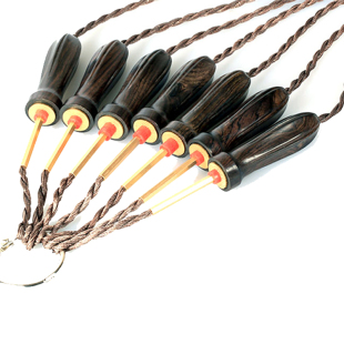 【玄鹤】璇玑琴轸 黑檀紫光檀古琴琴轸 梅系列菊普及轸带绒扣