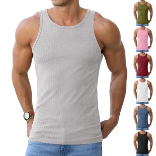 K 65635 Men's Cotton Tank Top 背心 跨境主打亚马逊速卖通