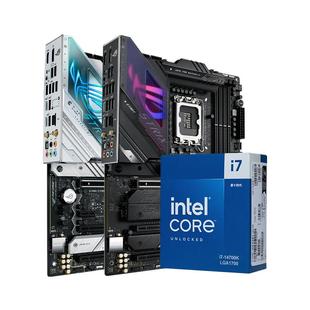 英特尔14代i7 14700k/kf华硕Z790板u套装 b760m系列重炮手主板cpu