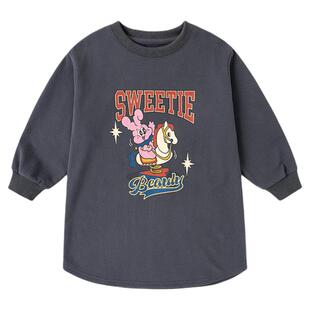 嘟嘟家女童连衣裙春秋宝宝上衣儿童春季卫衣裙休闲小女孩可爱春装