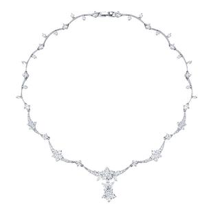 伊泰莲娜项链女配饰质感宴会锁骨链婚庆礼物闺蜜时尚潮流晚会配饰