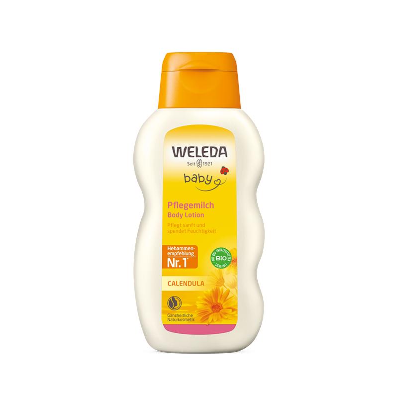 【自营】Weleda维蕾德金盏花婴儿抚触护肤润肤乳保湿身体乳200ml