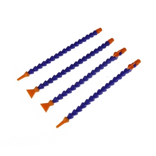 2分塑料冷却管1/4车床万向水管火花机喷油管PP喷嘴带开关竹节曲管