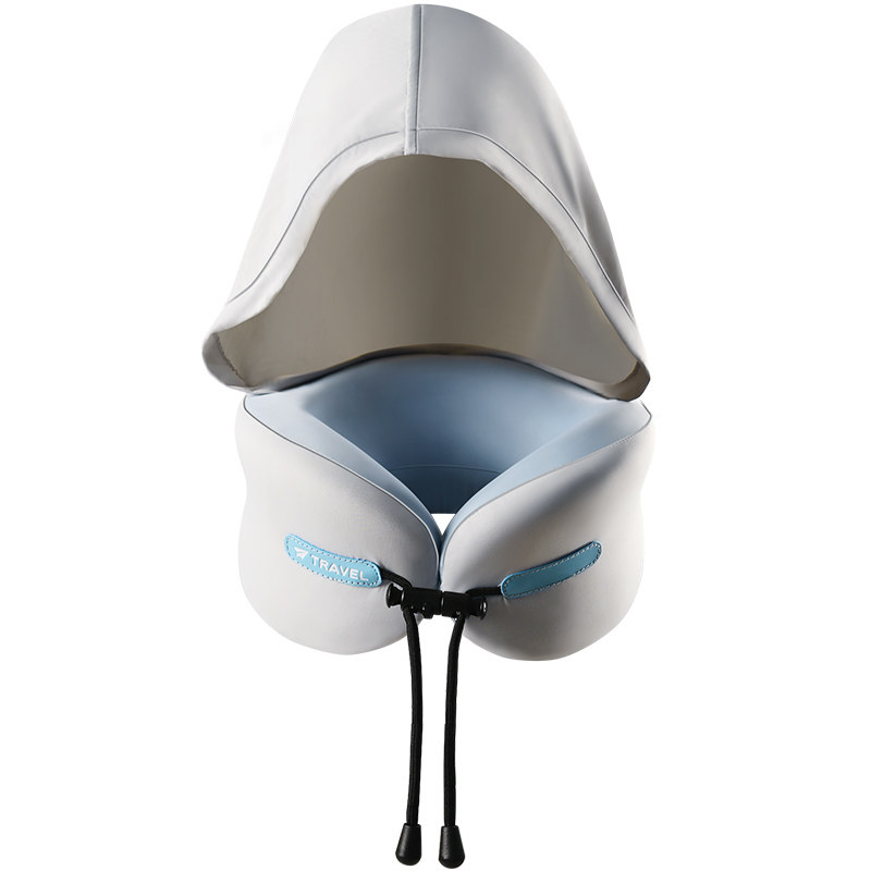 U型枕长途旅行睡觉神器飞机高铁坐车护颈枕便携连帽u形枕脖子头枕